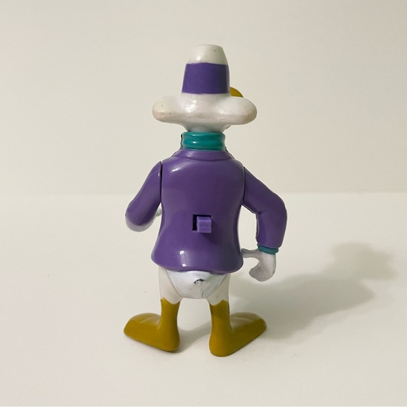Vintage 1991 Darkwing Duck 4” Figure Disney Ducktales Playmates No Hat - Picture 6 of 16